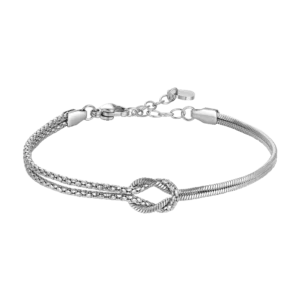BRACCIALE DONNA IN ACCIAIO CON NODO
