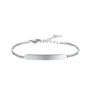 BRACCIALE BAMBINO IN ACCIAO CON PIASTRA