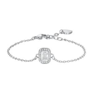 BRACCIALE DONNA IN ACCIAIO CRISTALLI E ZIRCONE