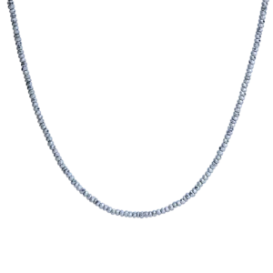 COLLANA UOMO IN ACCIAIO CON EMATITE SILVER